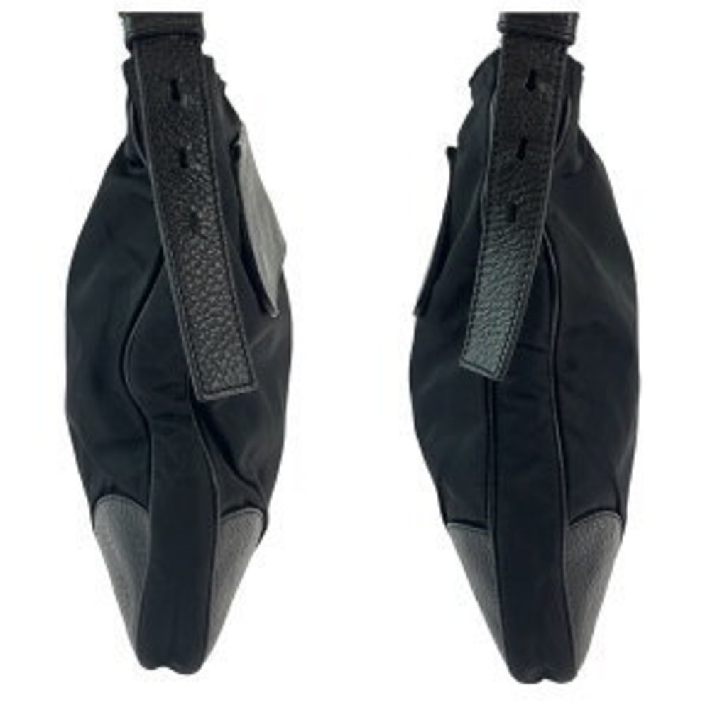 Prada Tessuto Triangular Nylon Shoulder Vitello D… - image 7